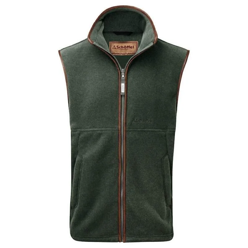 Men fleece - lined leather jackets for a luxurious feelSchoffel Oakham Fleece Gilet - Cedar Men fleece - lined leather jackets for a luxurious feelSchoffel Oakham Fleece Gilet - Cedar