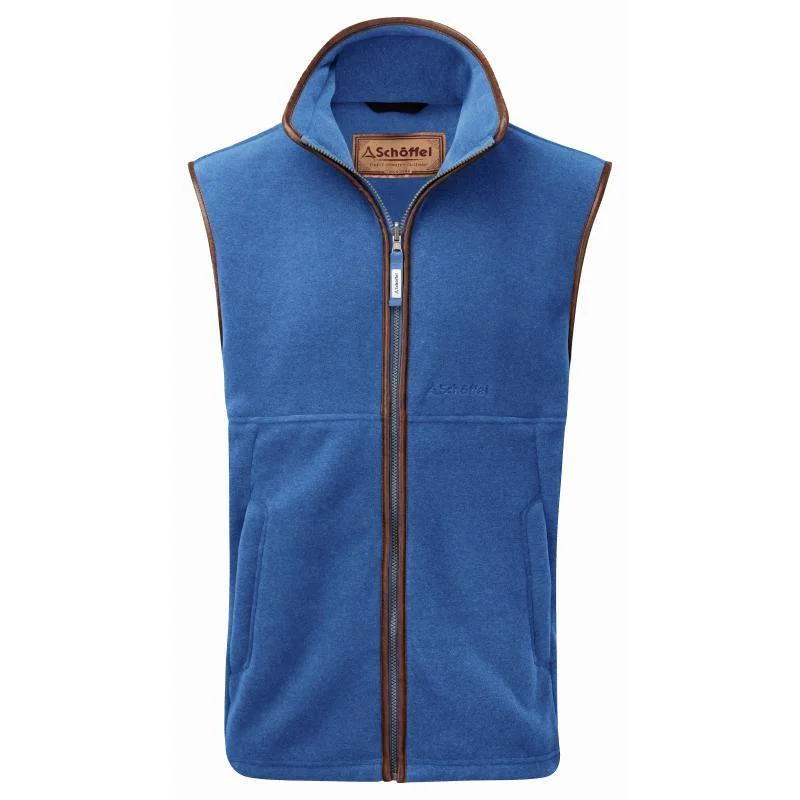 Men fleece lined joggers for cold - weather comfortSchoffel Oakham Fleece Gilet - Cobalt Blue Men fleece lined joggers for cold - weather comfortSchoffel Oakham Fleece Gilet - Cobalt Blue