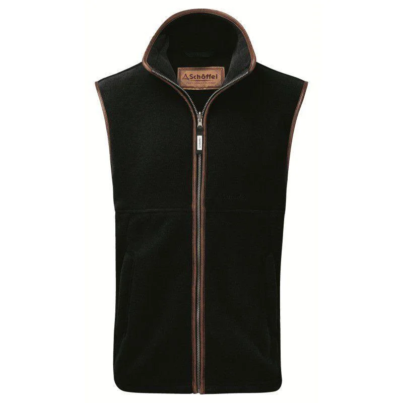 Men fleece - trimmed slippers for cozy indoor wearSchoffel Oakham Fleece Gilet - Gunmetal Men fleece - trimmed slippers for cozy indoor wearSchoffel Oakham Fleece Gilet - Gunmetal