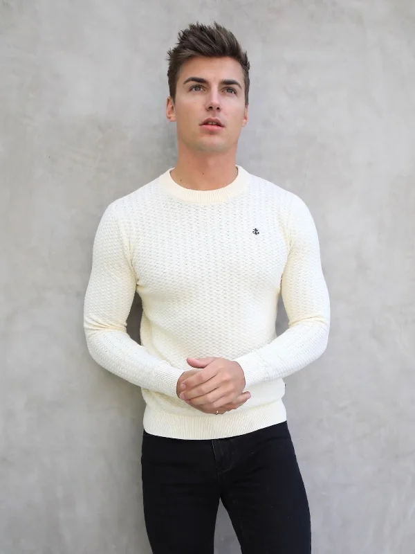 Regular Fit Men's Heathered Knit Sweater in Charcoal for a Laid - Back Weekend LookMoreno Relaxed Sweater - Cream Regular Fit Men's Heathered Knit Sweater in Charcoal for a Laid - Back Weekend LookMoreno Relaxed Sweater - Cream