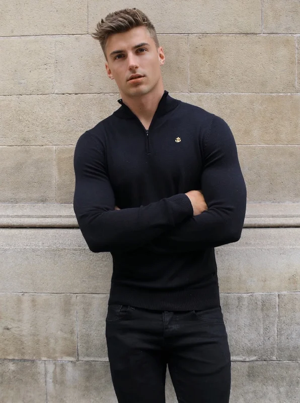 Men's Ribbed Bodycon Sweater in Red for a Sexy and Confident Night OutOxbridge Sweater - Black Men's Ribbed Bodycon Sweater in Red for a Sexy and Confident Night OutOxbridge Sweater - Black