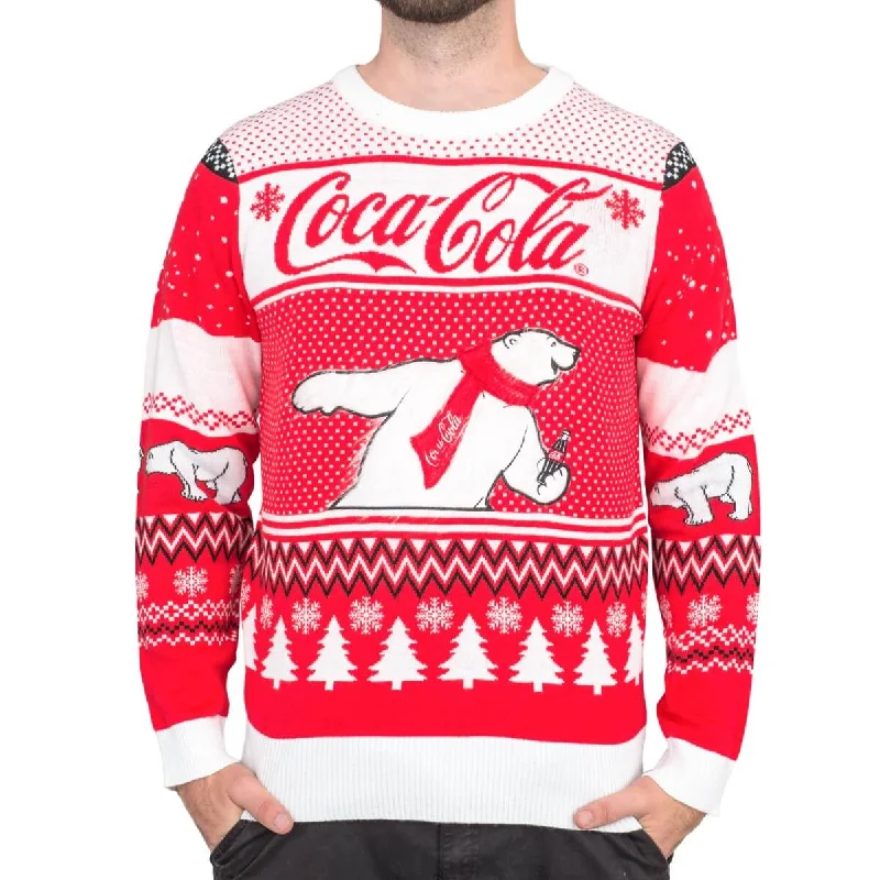 Men's Cable - Knit Turtleneck Merino Wool Sweater in Charcoal for a Winter Business LookCoca-Cola Polar Bear Coke and Trees Ugly Christmas Sweater Men's Cable - Knit Turtleneck Merino Wool Sweater in Charcoal for a Winter Business LookCoca-Cola Polar Bear Coke and Trees Ugly Christmas Sweater