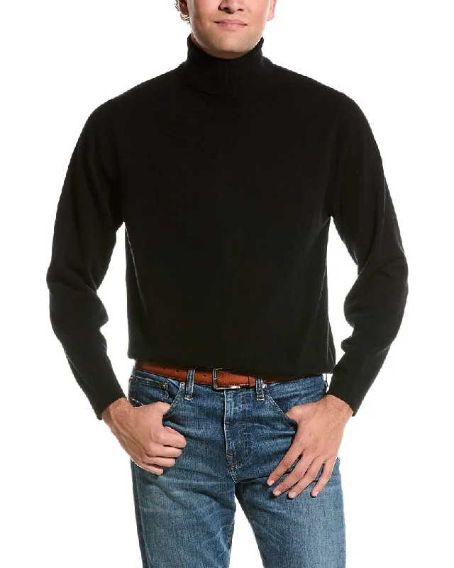 Slim Fit Men's Long - Sleeve Cotton - Linen Blend Sweater in Beige for a Summer Casual LookDouglas Anthony Turtleneck Wool Sweater Slim Fit Men's Long - Sleeve Cotton - Linen Blend Sweater in Beige for a Summer Casual LookDouglas Anthony Turtleneck Wool Sweater