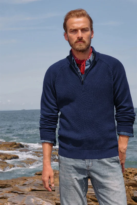 Men's Cable - Knit Pullover in Cream with a Traditional Pattern for a Timeless AppealPaul Jones Men's Quarter Zip Sweater Casual Mock Neck Pullover Slim Fit Knit Polo Sweater Men's Cable - Knit Pullover in Cream with a Traditional Pattern for a Timeless AppealPaul Jones Men's Quarter Zip Sweater Casual Mock Neck Pullover Slim Fit Knit Polo Sweater