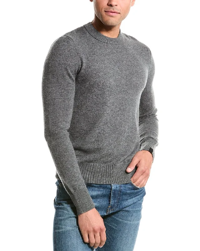Regular Fit Men's Heathered Knit Sweater in Charcoal for a Laid - Back Weekend Lookrag & bone Harding Cashmere Sweater Regular Fit Men's Heathered Knit Sweater in Charcoal for a Laid - Back Weekend Lookrag & bone Harding Cashmere Sweater