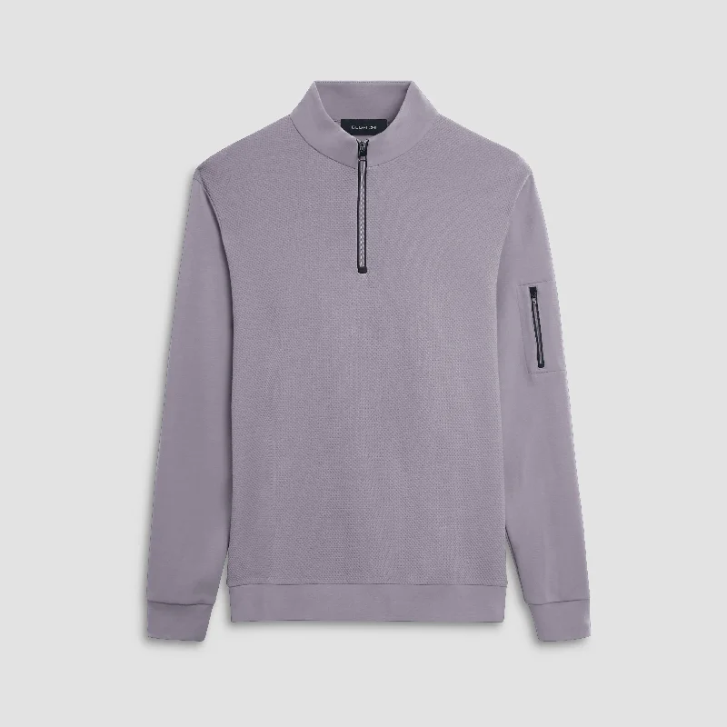 Men's Embroidered Pullover in Red with Floral Details for a Spring - Inspired StyleBeehive Quarter-Zip Pullover Men's Embroidered Pullover in Red with Floral Details for a Spring - Inspired StyleBeehive Quarter-Zip Pullover
