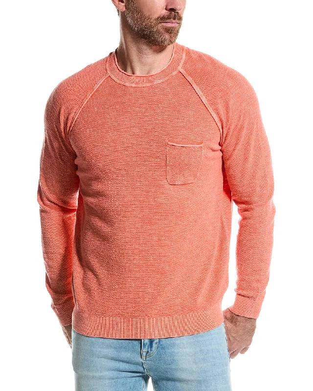 Men's Fuzzy Mohair - Blend Sweater in Light Pink for a Soft and Stylish LookTommy Bahama Saltwater Crewneck Pullover Men's Fuzzy Mohair - Blend Sweater in Light Pink for a Soft and Stylish LookTommy Bahama Saltwater Crewneck Pullover