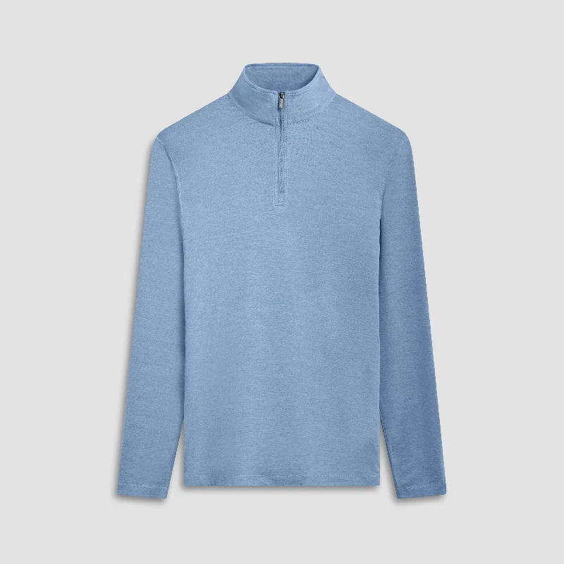 Men's Metallic - Trimmed Pullover in Silver for a Glamorous Party OutfitUV50 Performance Pullover Men's Metallic - Trimmed Pullover in Silver for a Glamorous Party OutfitUV50 Performance Pullover
