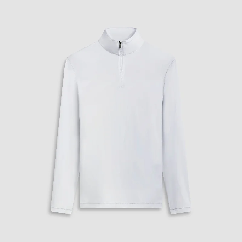 Men's Metallic - Trimmed Pullover in Silver for a Glamorous Party OutfitUV50 Performance Pullover Men's Metallic - Trimmed Pullover in Silver for a Glamorous Party OutfitUV50 Performance Pullover