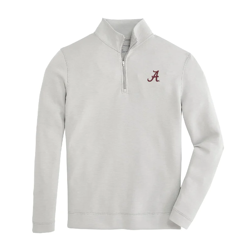 Men's Fuzzy Mohair - Blend Pullover in Light Pink for a Soft and Stylish LookYeager Alabama Performance 1/4 Zip - Mirage Grey Men's Fuzzy Mohair - Blend Pullover in Light Pink for a Soft and Stylish LookYeager Alabama Performance 1/4 Zip - Mirage Grey