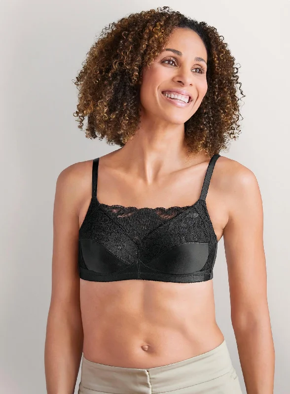 Amoena: Isabel Cami Soft Mastectomy Bra Black