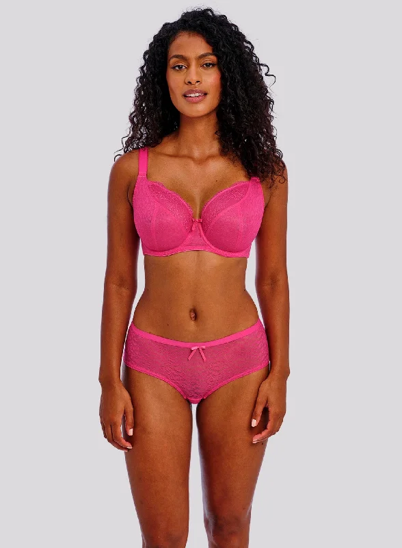 Freya: Freya Fancies Underwired Balcony Bra Hot Pink