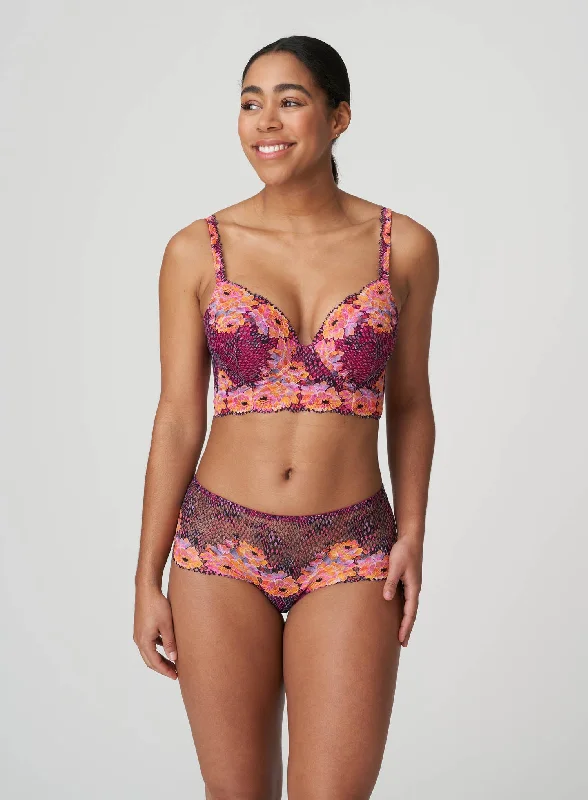 PrimaDonna Twist: Efforia Padded Bra Deep Plunge Winter Blossom