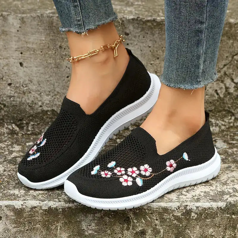 Shapers with a side - closure mechanism for a snug fit​Flower Shoes