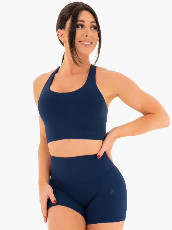 underwire sports bras for extra stabilityNKD Sports Bra - Navy
