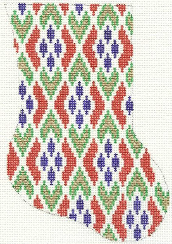 274 Bargello Mini Sock