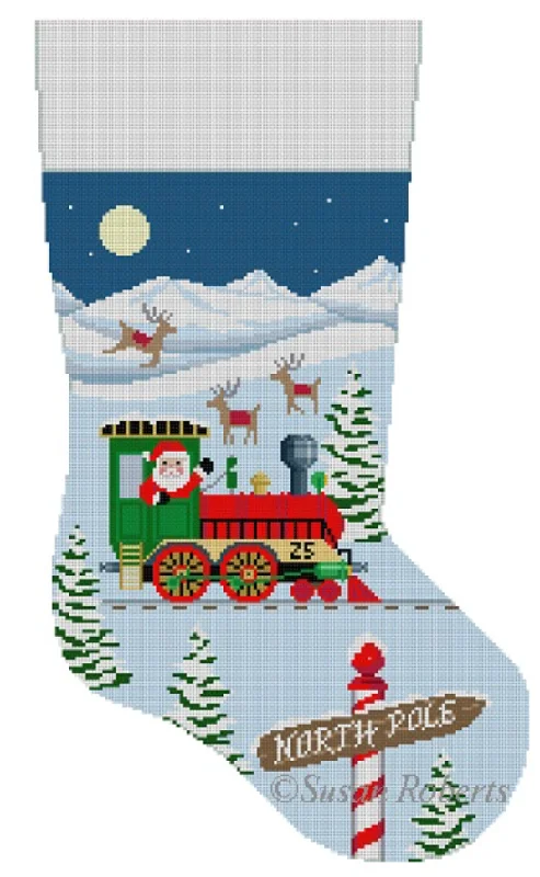 3257 Santa's Train Engine Stocking