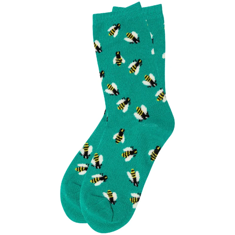 Women's leather - look socks for an edgy styleBuzzing Around Socks