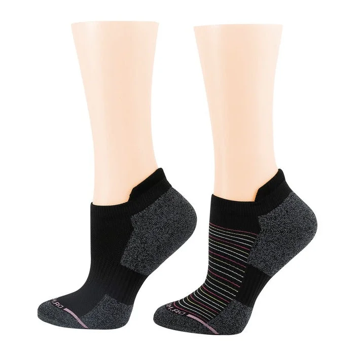 Ankle Compression Socks | Dr. Motion | Pin Stipe (2 Pack)