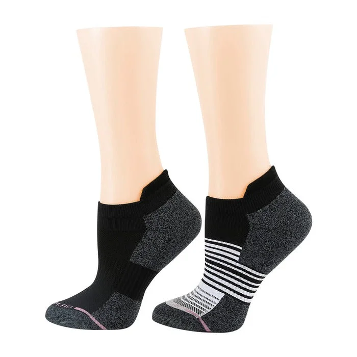 Ankle Compression  Socks | Dr Motion Socks | Ombre Stripes (2 Pack )