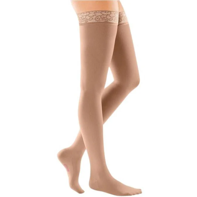 Mediven Comfort 15-20 mmHg Thigh High w/Lace Top Band