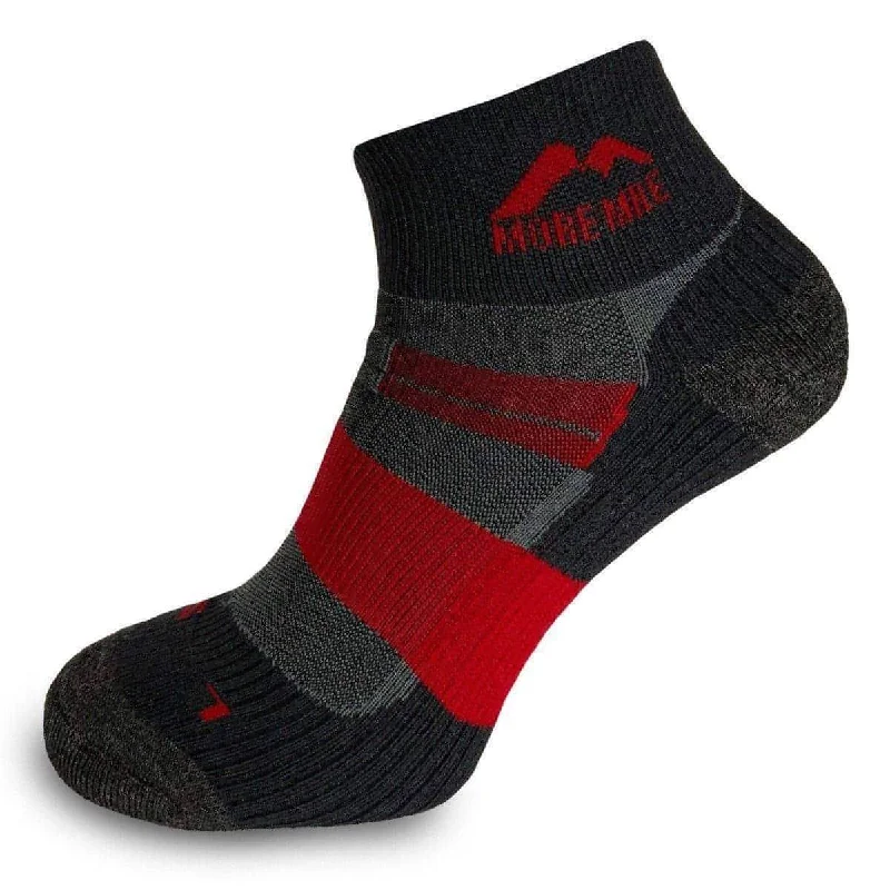 More Mile Endurance Womens Running Socks - Grey