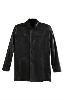 Men leather parkas with a removable fur - trimmed hood for a versatile and stylish lookOld Mill Original Leather Jacket 2607 Men leather parkas with a removable fur - trimmed hood for a versatile and stylish lookOld Mill Original Leather Jacket 2607