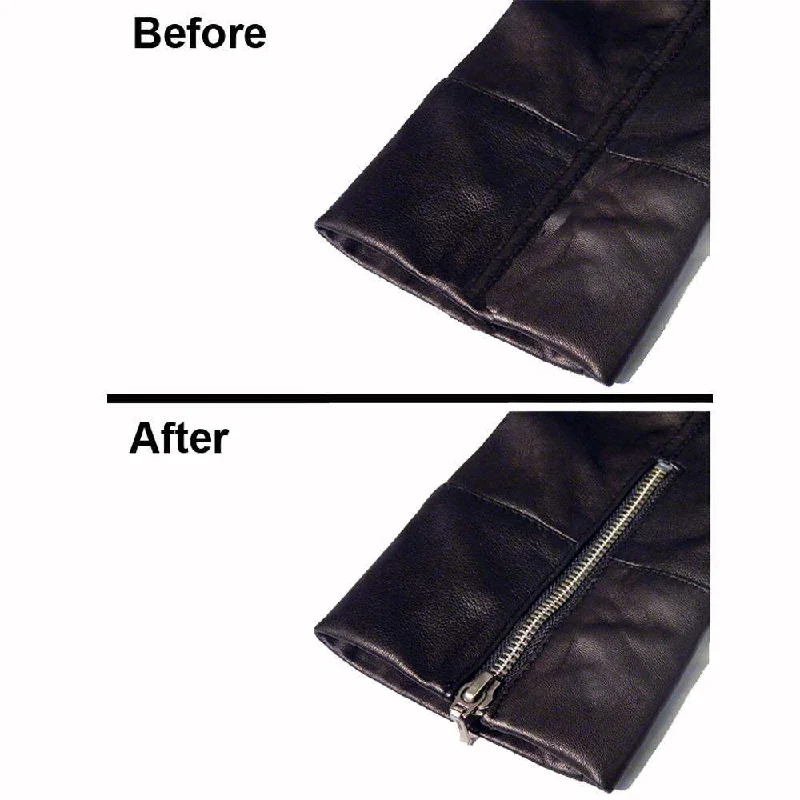 Men leather blazers with a modern fit for a stylish office - to - evening optionSleeve Cuff Extension (With Zipper) Men leather blazers with a modern fit for a stylish office - to - evening optionSleeve Cuff Extension (With Zipper)