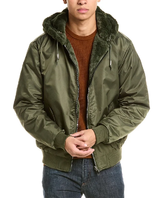 Men coats with a quilted pattern for added texture and warmthAmerican Stitch Reversible Jacket Men coats with a quilted pattern for added texture and warmthAmerican Stitch Reversible Jacket