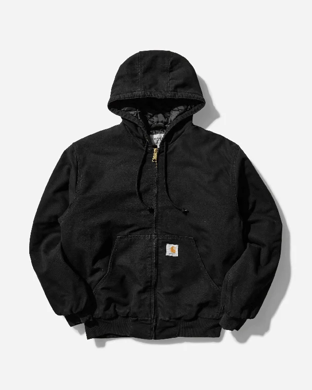 Men coats with a hooded design for added protection against the elementsMen's OG Active Jacket Black (Aged Canvas) Men coats with a hooded design for added protection against the elementsMen's OG Active Jacket Black (Aged Canvas)