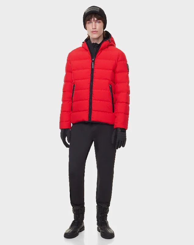 Men coats with a contrasting trim for a fashion - forward aestheticDEMIAN MEN'S DOWN PUFFER JACKET Men coats with a contrasting trim for a fashion - forward aestheticDEMIAN MEN'S DOWN PUFFER JACKET