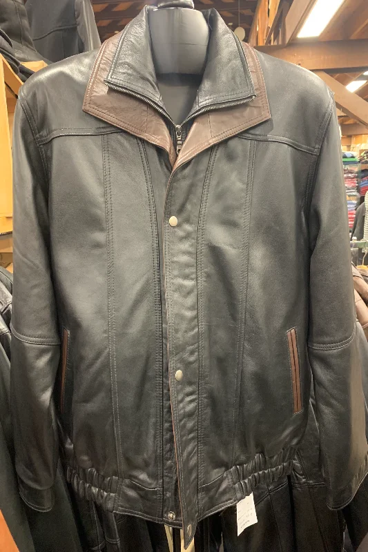 Men leather moto jackets with multiple zipper pockets for added storage and an edgy appearanceDouble Collar Leather Jacket Men leather moto jackets with multiple zipper pockets for added storage and an edgy appearanceDouble Collar Leather Jacket