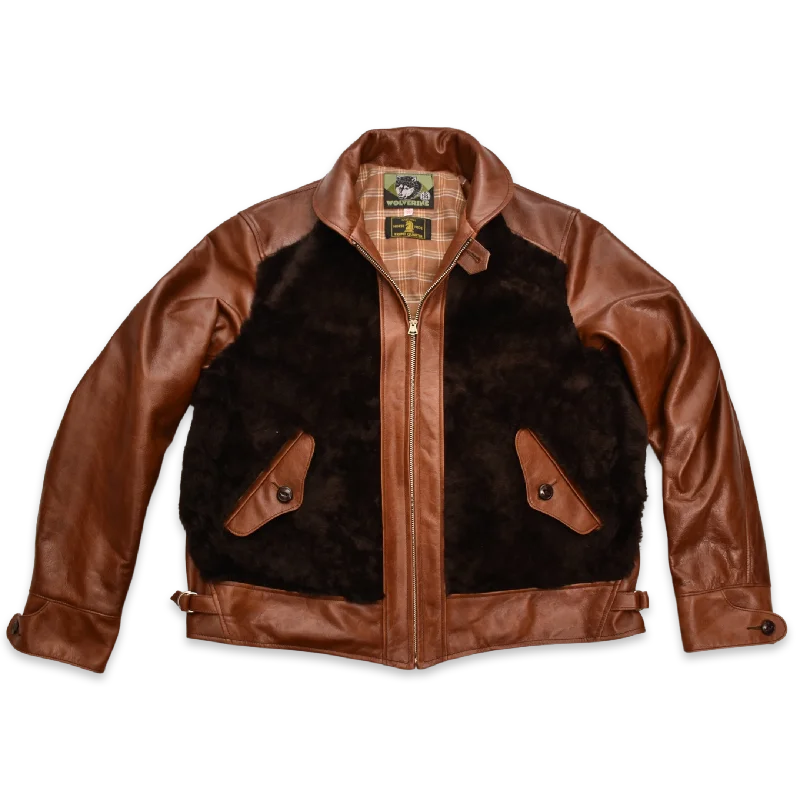 Men leather jackets with a distressed look for a rugged and vintage appealTHE WOLVERINE SPECIAL EDITION Men leather jackets with a distressed look for a rugged and vintage appealTHE WOLVERINE SPECIAL EDITION