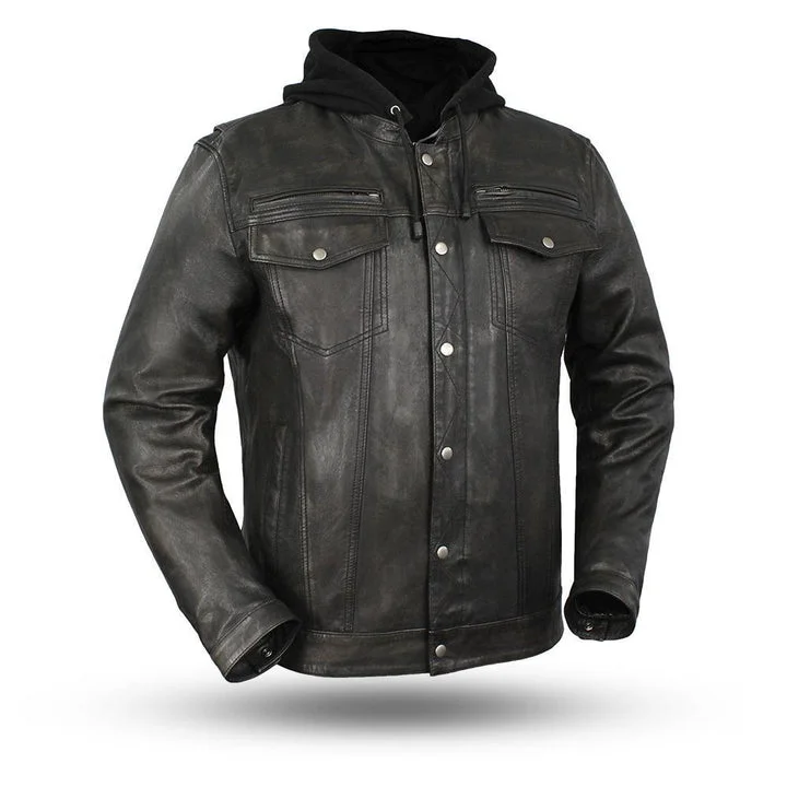 Men leather sport coats with a stretch - fabric panel for enhanced mobilityHis and Hers Vendetta Jacket Bundle Men leather sport coats with a stretch - fabric panel for enhanced mobilityHis and Hers Vendetta Jacket Bundle