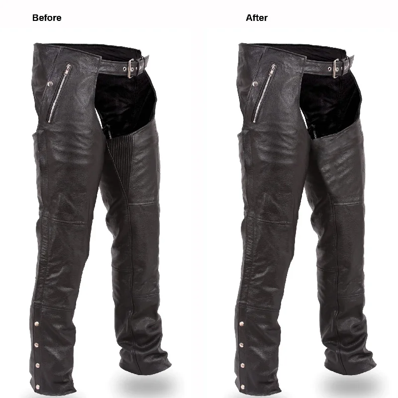 Men leather vests with a zip - front for easy layering and a cool biker - inspired styleChap Thigh Reduction (pair) Men leather vests with a zip - front for easy layering and a cool biker - inspired styleChap Thigh Reduction (pair)