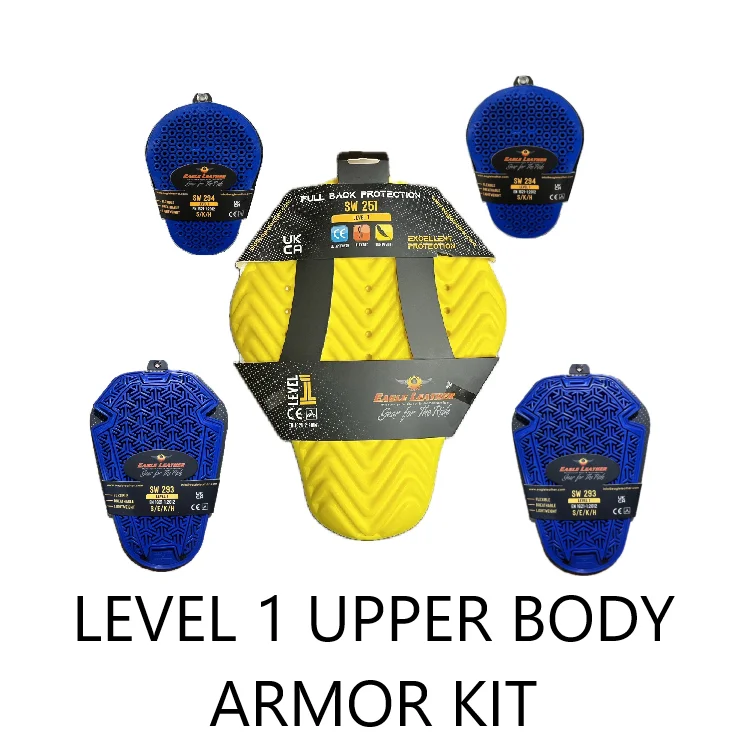 Men leather anoraks with a hooded design for protection against wind and rainLevel 1 Upper Body Armor Kit Men leather anoraks with a hooded design for protection against wind and rainLevel 1 Upper Body Armor Kit
