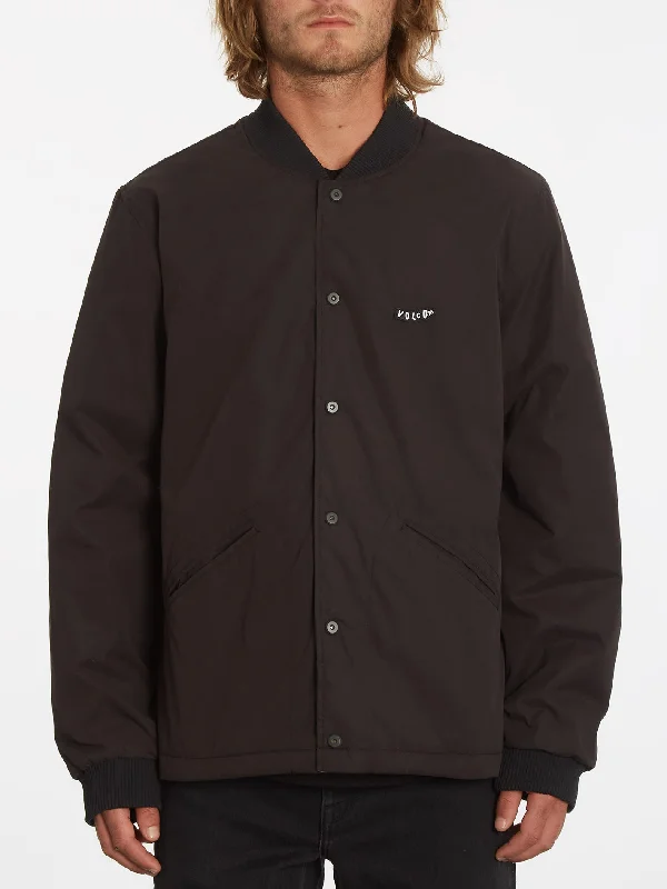 Men coats with a wind - resistant outer layer for blustery weatherLookster Jacket (Reversible) - BLACK Men coats with a wind - resistant outer layer for blustery weatherLookster Jacket (Reversible) - BLACK