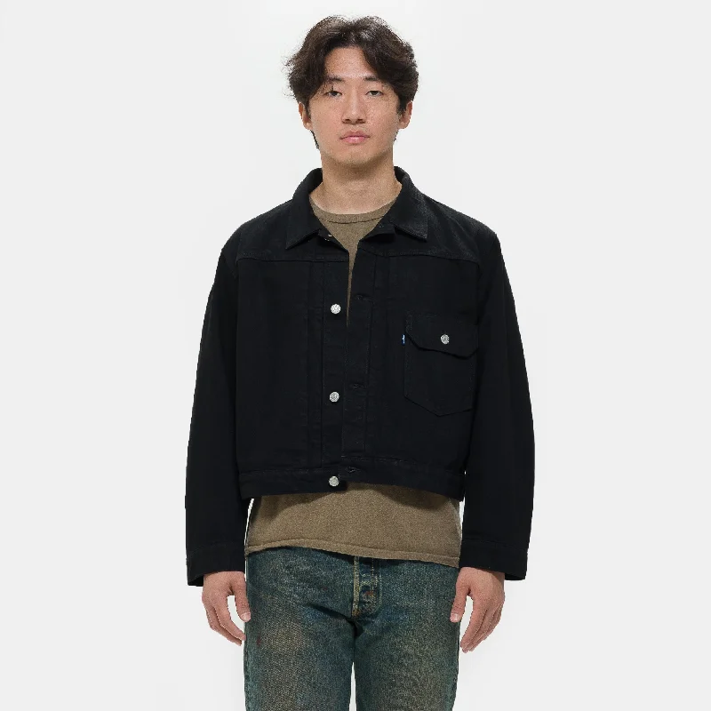 Men coats made from recycled materials for an eco - friendly choiceMade in Japan Type I Denim Jacket in MOJ Greaser Men coats made from recycled materials for an eco - friendly choiceMade in Japan Type I Denim Jacket in MOJ Greaser