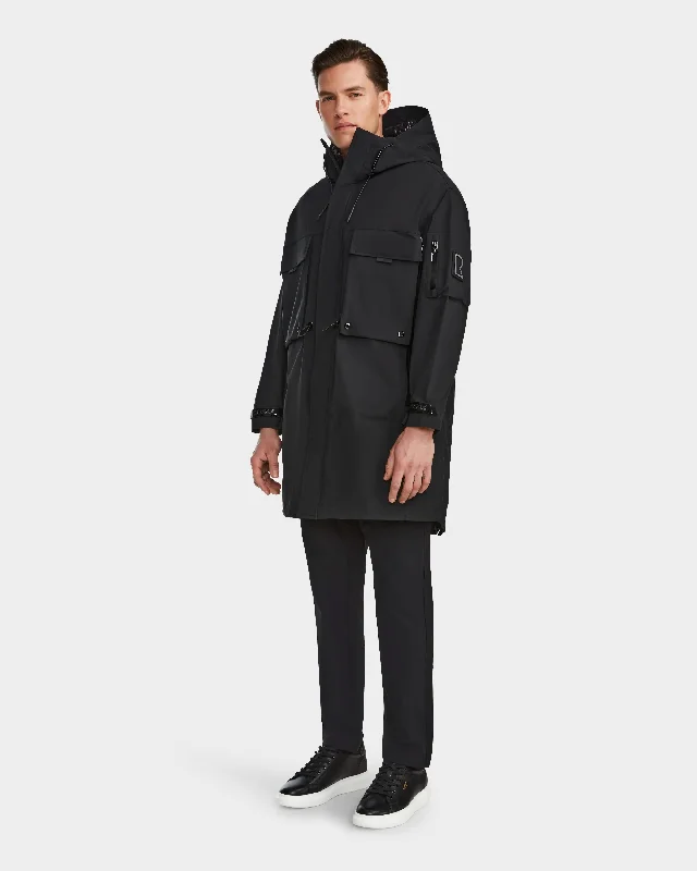 Camouflage men coats for outdoor enthusiasts and huntersMELI UNISEX RECYCLED STORMSHELL 3-IN-1 LONG UTILITY RAIN JACKET Camouflage men coats for outdoor enthusiasts and huntersMELI UNISEX RECYCLED STORMSHELL 3-IN-1 LONG UTILITY RAIN JACKET