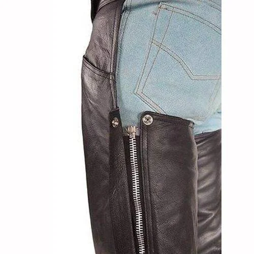 Men leather bomber jackets with ribbed cuffs and hem for a snug and retro feelReplace Chap Leg Zipper (Per Leg) Men leather bomber jackets with ribbed cuffs and hem for a snug and retro feelReplace Chap Leg Zipper (Per Leg)