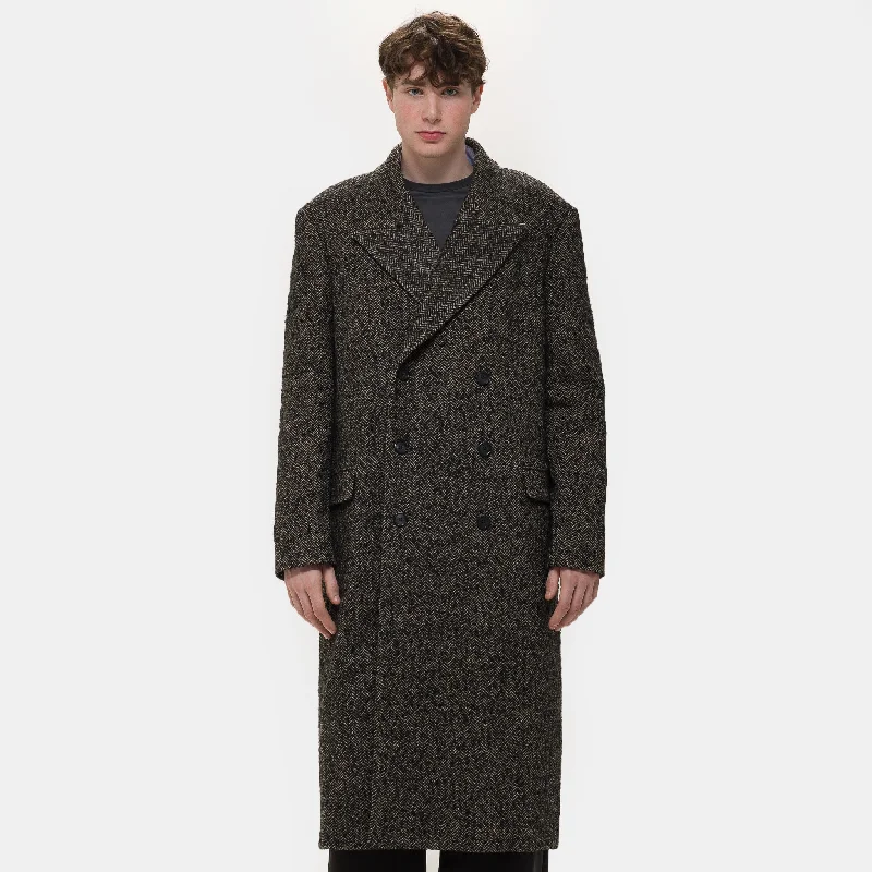 Men coats with a wind - resistant outer layer for blustery weatherTime Coat in Grey Men coats with a wind - resistant outer layer for blustery weatherTime Coat in Grey