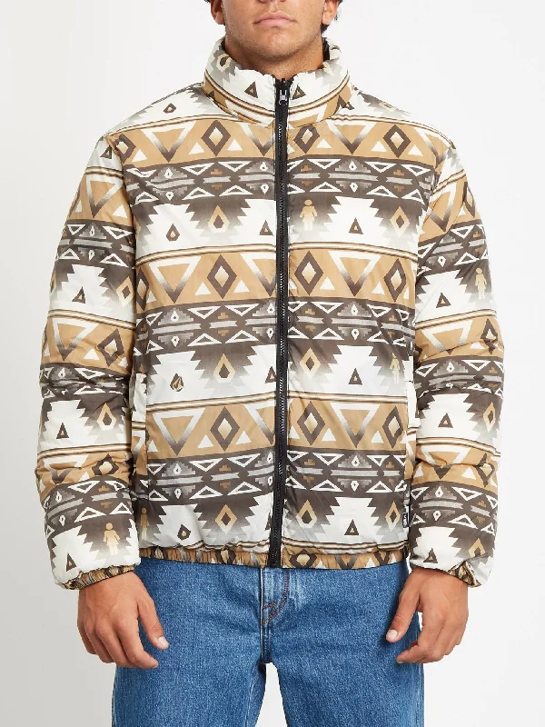 Men coats with a quilted pattern for added texture and warmthVolcom X Girl Puff Jacket - BLACK Men coats with a quilted pattern for added texture and warmthVolcom X Girl Puff Jacket - BLACK
