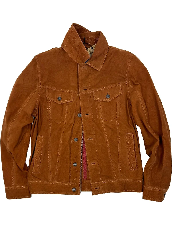 Men leather bomber jackets with ribbed cuffs and hem for a snug and retro feelWilde Suede Jacket 4086 Men leather bomber jackets with ribbed cuffs and hem for a snug and retro feelWilde Suede Jacket 4086