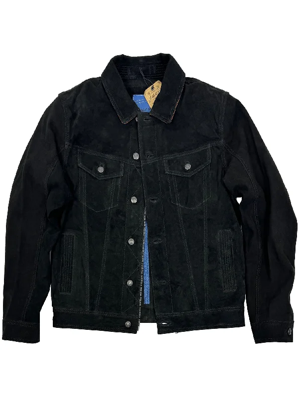 Men leather vests with a zip - front for easy layering and a cool biker - inspired styleWilde Suede Jacket 4086 Men leather vests with a zip - front for easy layering and a cool biker - inspired styleWilde Suede Jacket 4086