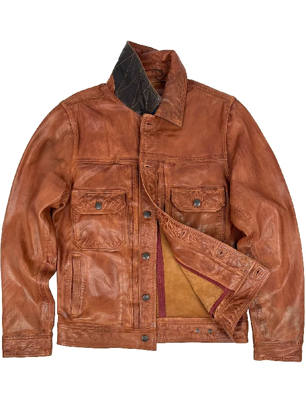 Men leather blouson jackets with a drawstring hem for a customizable fitWinslow Leather Jacket 4160 Men leather blouson jackets with a drawstring hem for a customizable fitWinslow Leather Jacket 4160
