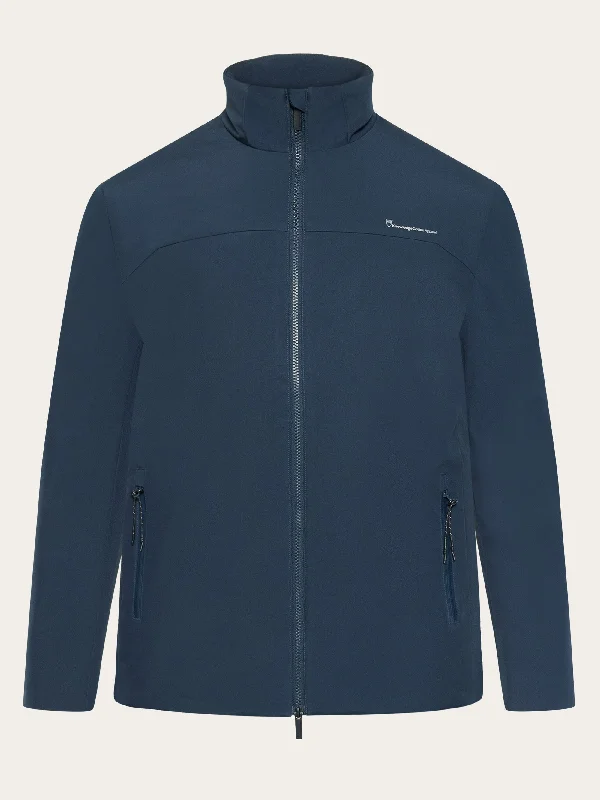 Zip - front men vest with multiple inner pockets for storageCLIMATE SHELL™ jacket - GRS/Vegan - Total Eclipse