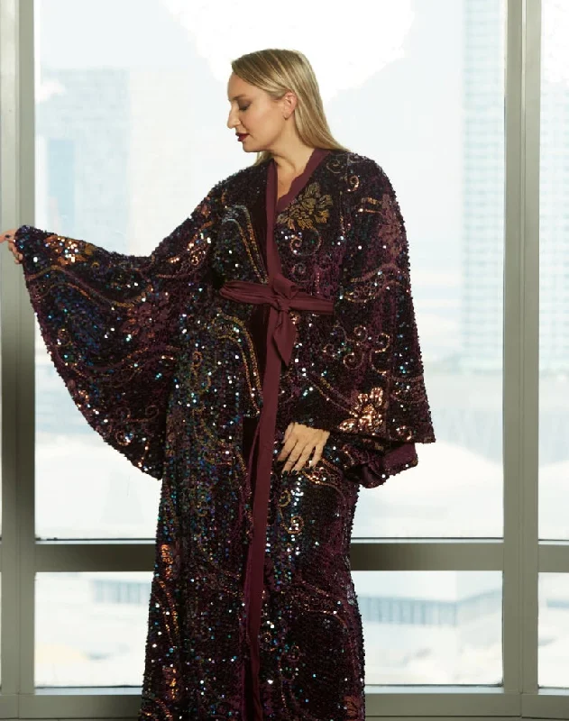 Gabriella Velvet Kimono Robe