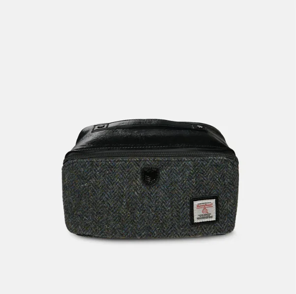 Black and Gray Herringbone