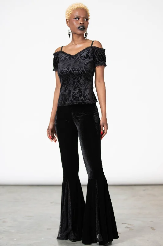Leather men vest with studded details for a biker lookMademoiselle Bardot Top