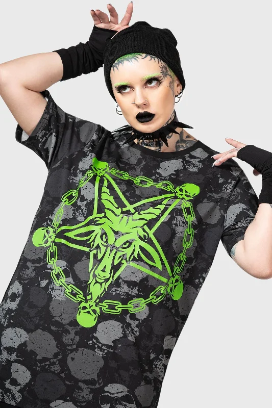 Men vest with a mandarin collar for a sophisticated appearanceTzompantli T Shirt